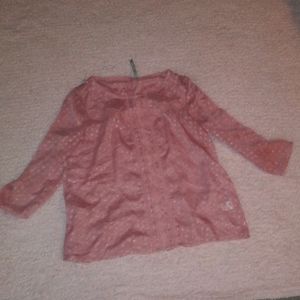 Pink sparkle business shirt
